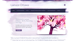 Desktop Screenshot of lamazeottawa.ca